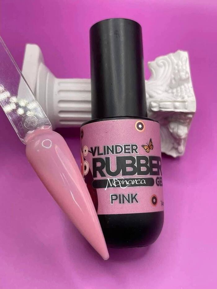 Rubber Gel Monarca Vlinder Pink 14 ml