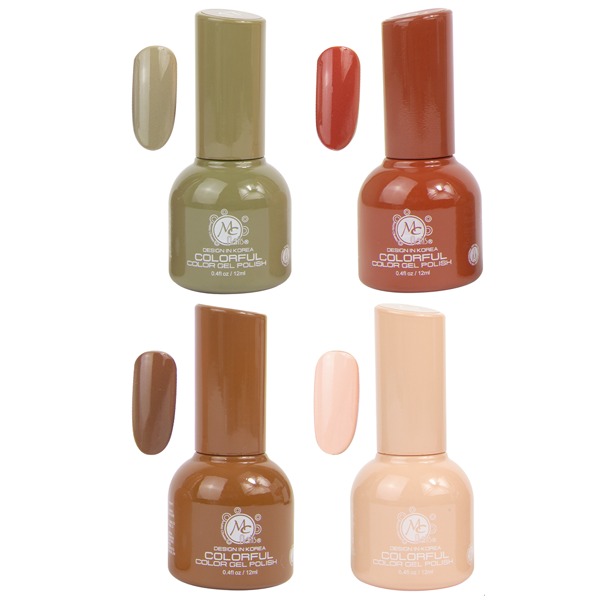 COLORFUL Collection GEL “E” Green Life 4pz de 12ml c/u
